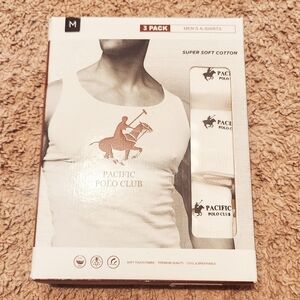 Pacific Polo Club three pack men cotton t-shirts